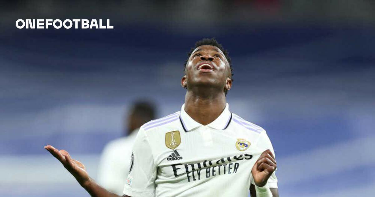Vini Jr. marca, mas Real Madrid deixa City empatar e para em Éderson no  Bernabéu