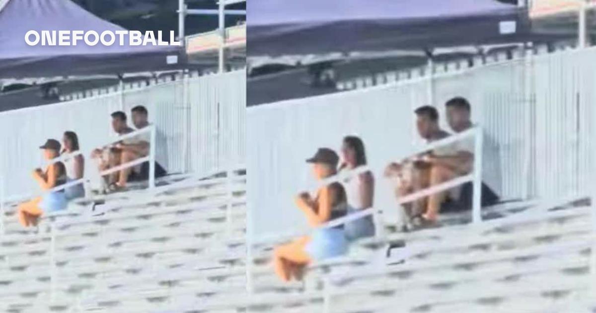 Messi and Suarez were caught watching a Blooming match in the United States