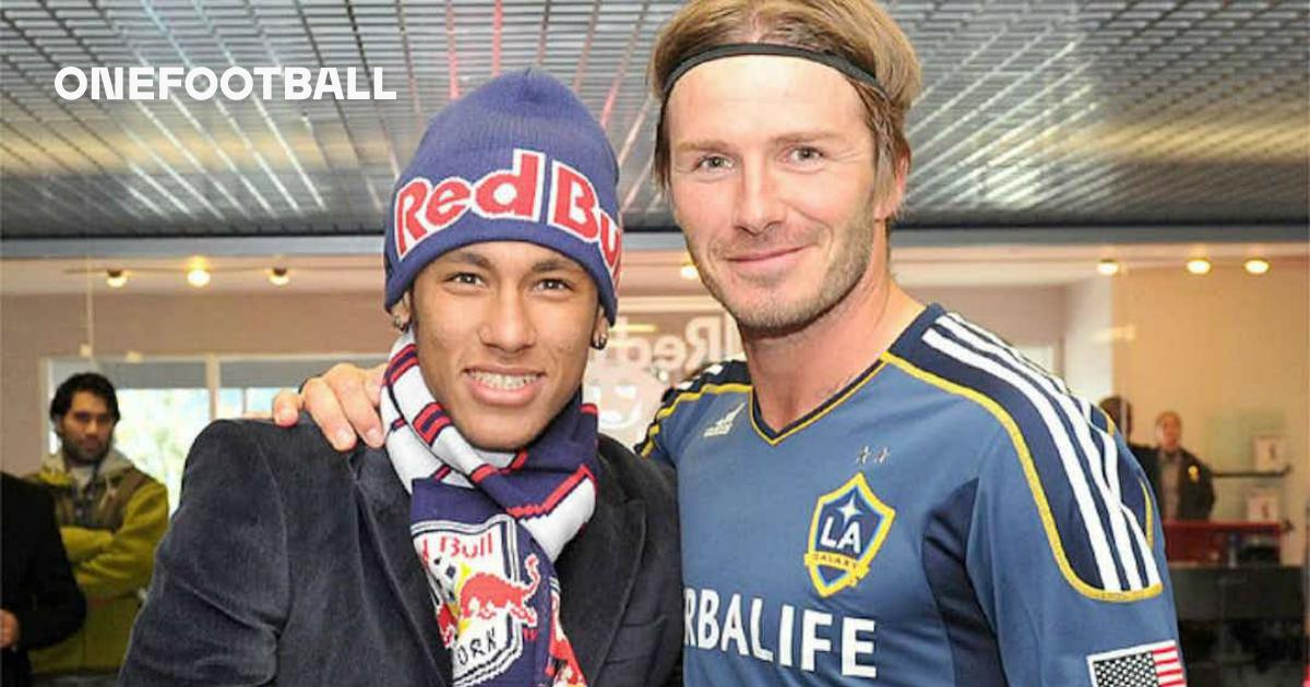 Neymar reveals he modelled his game and fashion sense on childhood hero  David Beckham