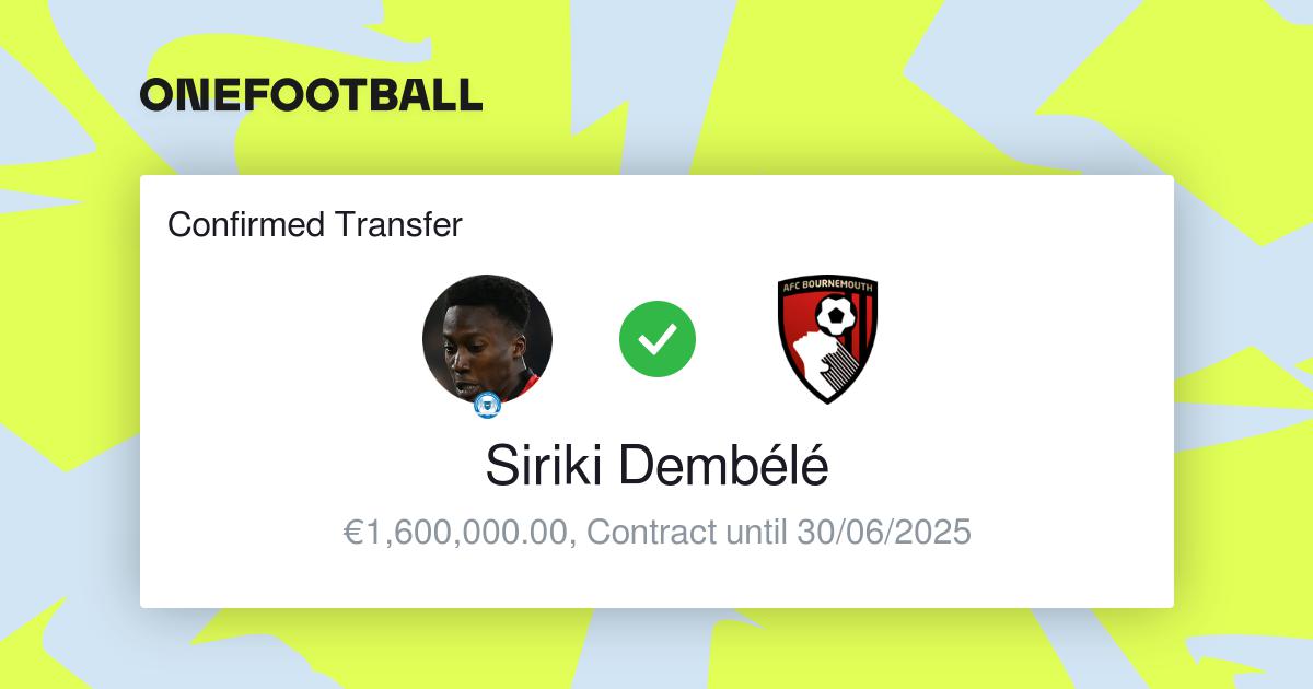 AFC Bournemouth sign Siriki Dembele from Peterborough United FC