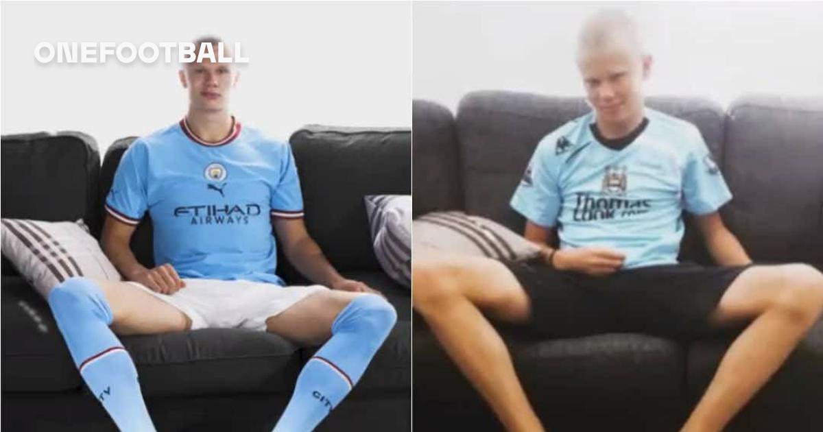 To be continued' – Erling Haaland posts throwback snap in Man City shirt as  star addresses £51m transfer for first time