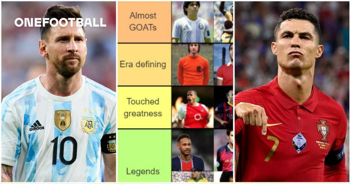 Messi, Ronaldo, Maradona, Pele: Football's 55 biggest legends ranked