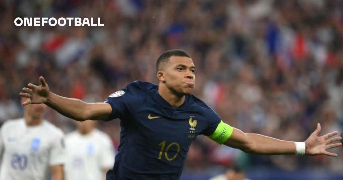 Record-breaker Mbappe leads France to 1-0 win over Greece