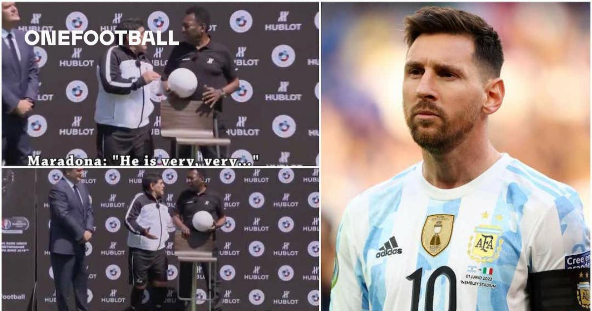 Diego Maradona Tells Pele That Lionel Messi Has No Personality