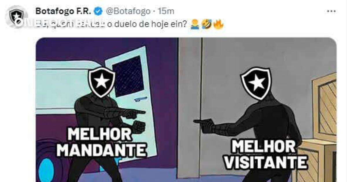 O líder disparou e entrega a taça! Confira os memes da vitória do Botafogo  sobre o Grêmio