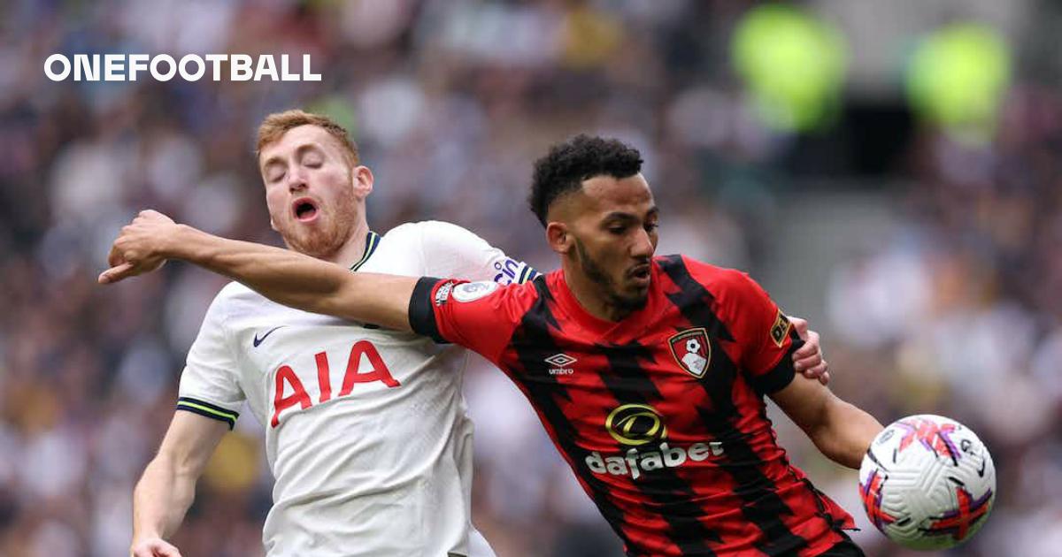 Richarlison of Tottenham Hotspur and Illia Zabarnyi of Bournemouth