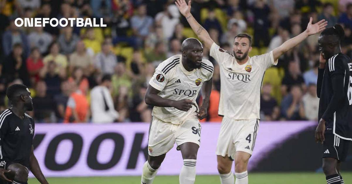 Lukaku marca outra vez, e Roma estreia com vitória na Liga Europa; confira  outros resultados, liga europa