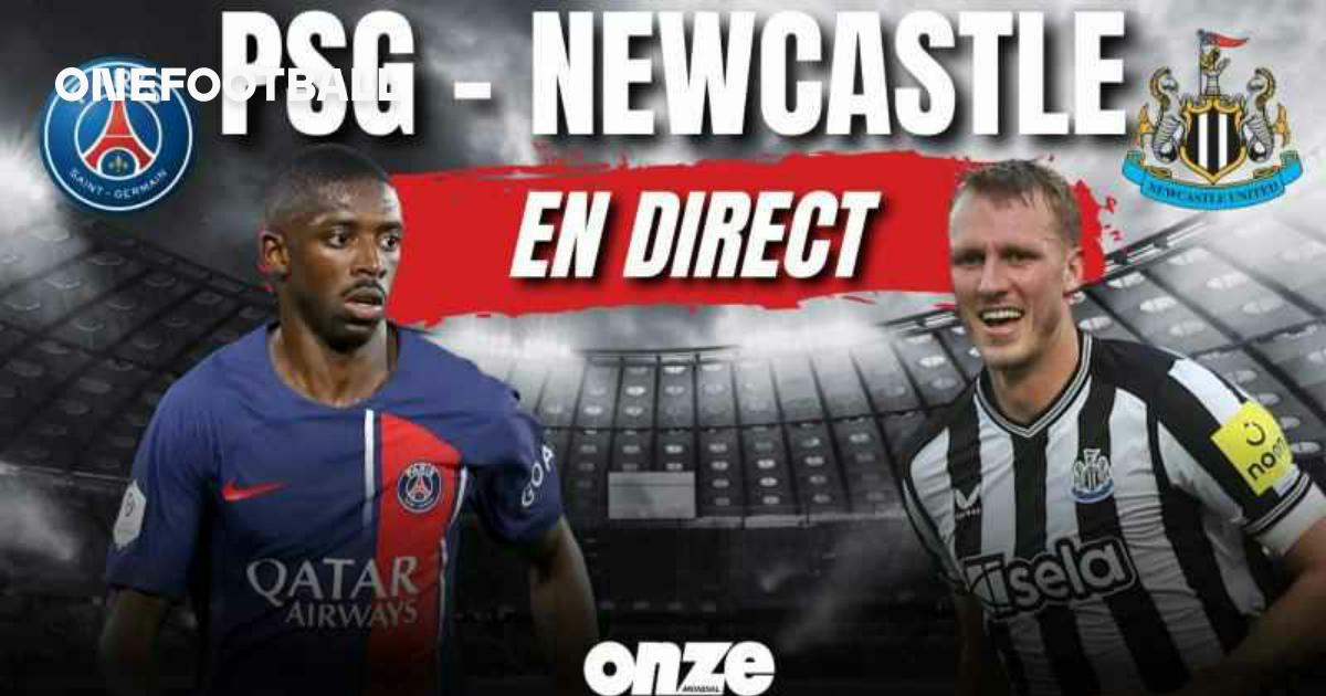 🚨 PSG  Newcastle en direct  Sergio Rico est au Parc, surprises dans
