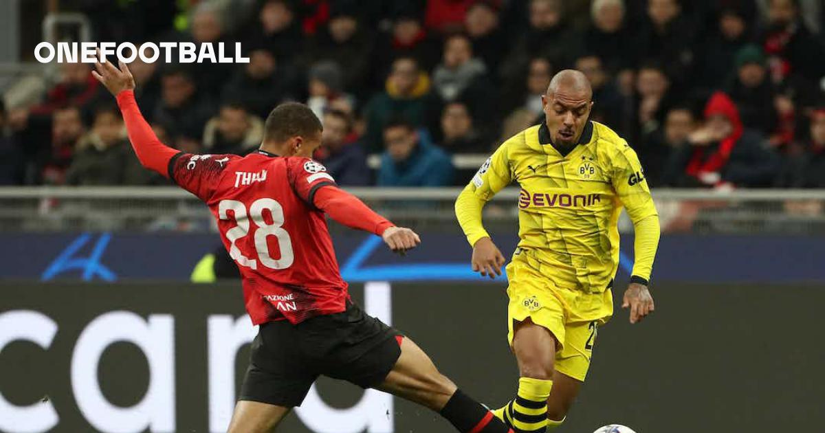 Player Ratings: AC Milan 1-3 Borussia Dortmund - Calabria and Maignan  struggle