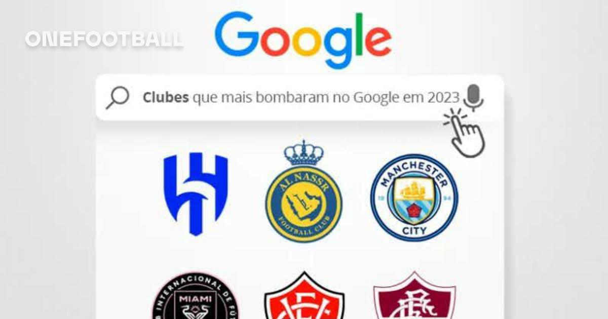 Al-Hilal e Al-Nassr são os clubes de futebol mais pesquisados no Google em  2023; Flamengo fica de fora da lista