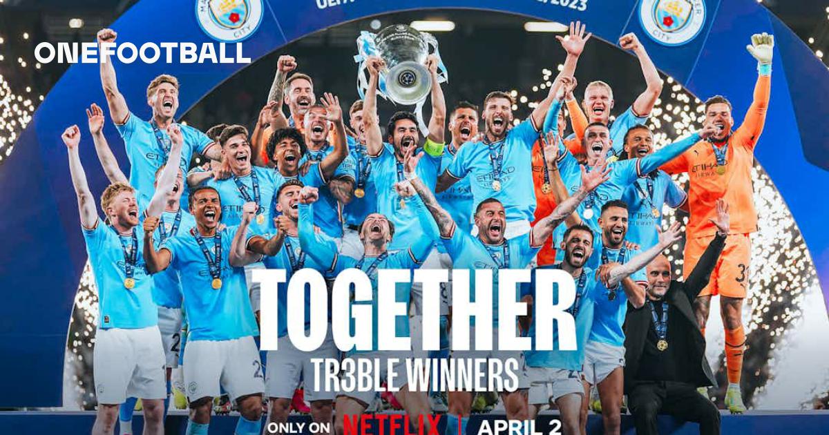 How can I watch Manchester City documentary Together Treble Winners