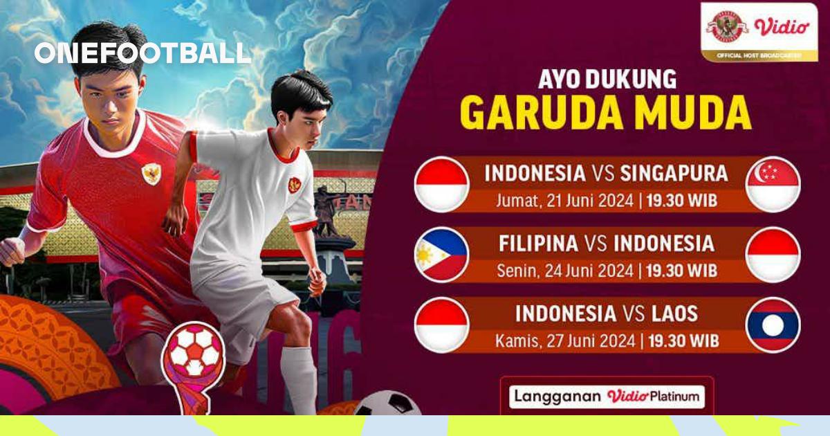 Jadwal Siaran Langsung AFF U16 Championship di Vidio, 21 Juni 3 Juli