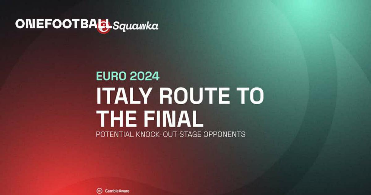 Italy route to the Euro 2024 final Potential knockout stage opponents