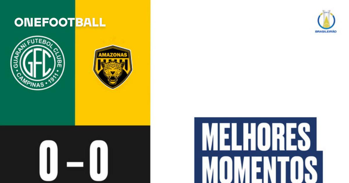 Melhores Momentos: Guarani 0 X 0 Amazonas (Série B) | OneFootball