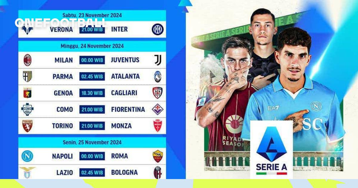 Jadwal Siaran Langsung Pertandingan Serie A Matchweek Akhir Pekan Ini Di Vidio