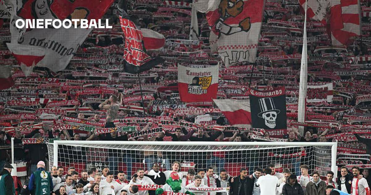  Berlin shines in white and red: VfB fans brighten up the capital