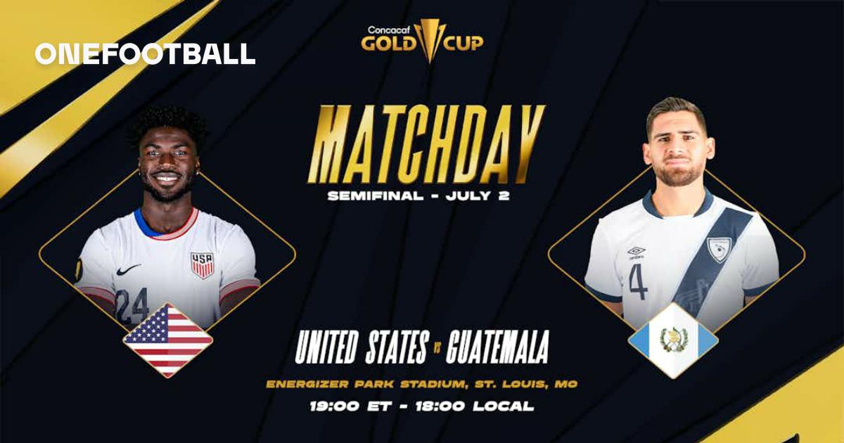 Estados Unidos y Guatemala se enfrentan en semifinales de la Copa Oro