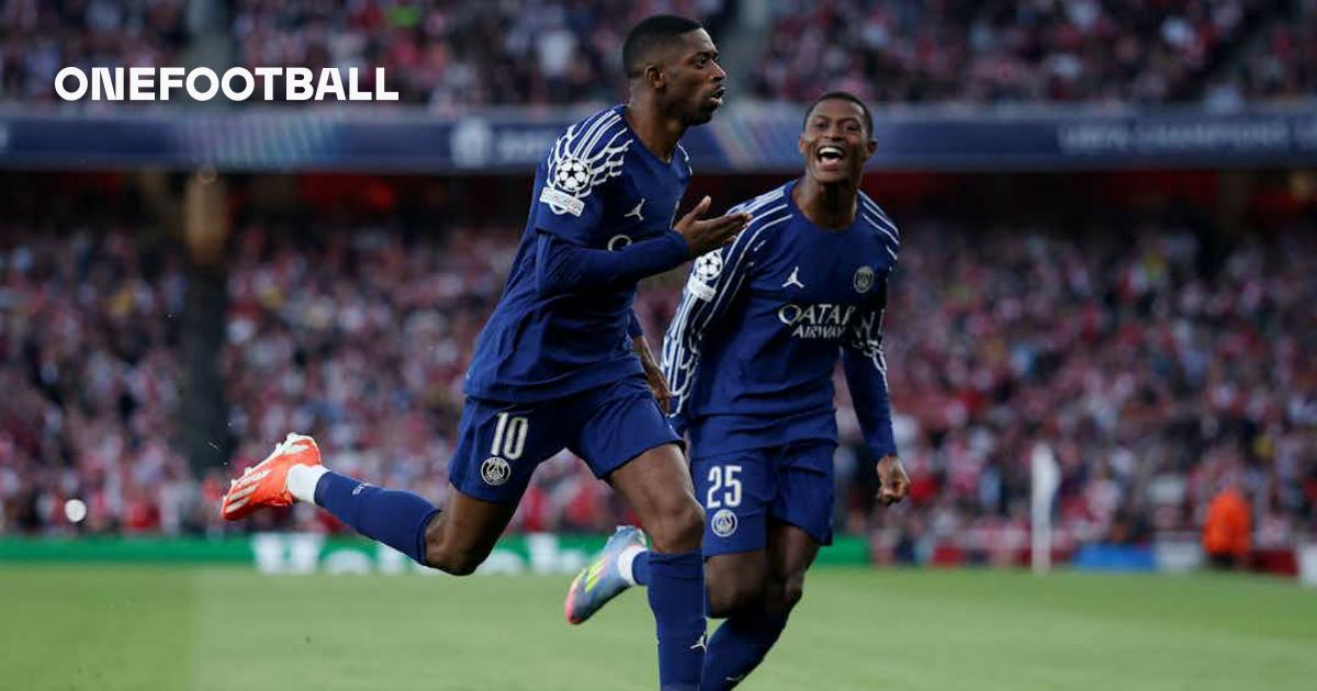 Video: Watch Ousmane Dembélé Score for Nine Man PSG, Pays Tribute to Diogo Jota