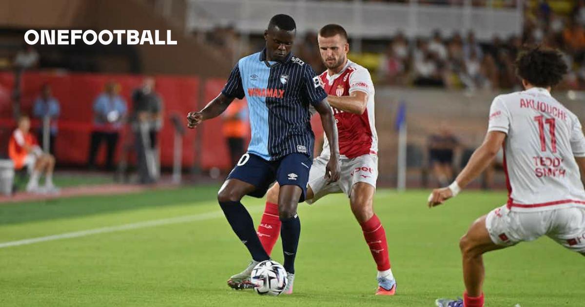 Eric Dier and Aladji Bamba&#39;s reactions after the victory against Le Havre