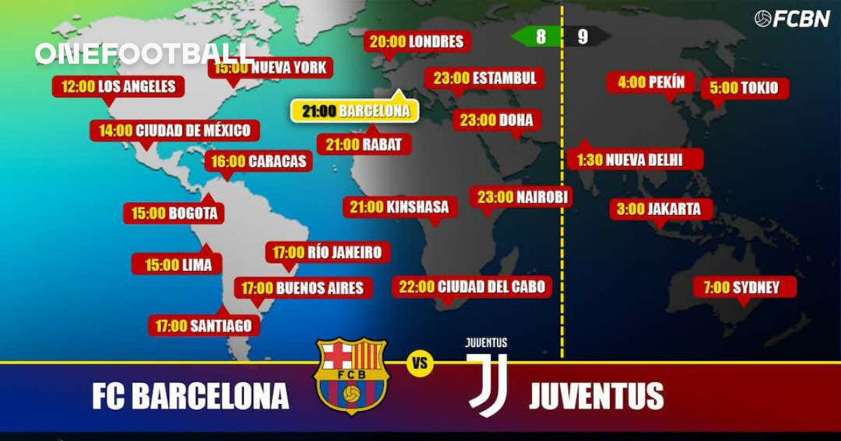FC Barcelona vs Juventus TV: Cuándo y dónde ver el partido de la League OneFootball