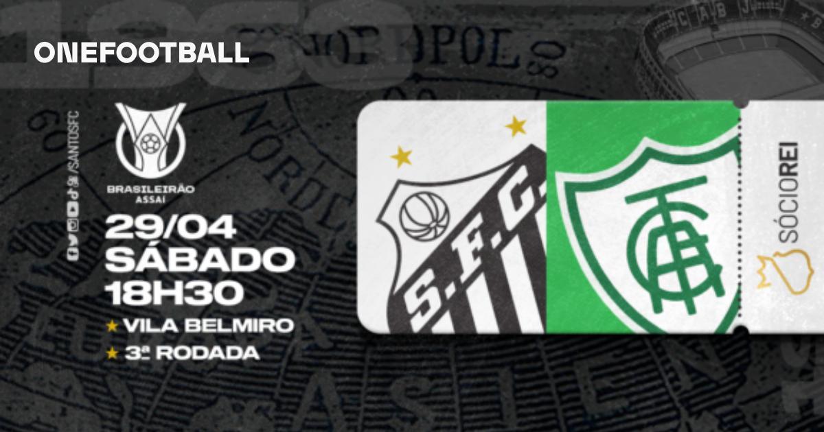 Venda de ingressos para Santos FC a América-MG, pelo Campeonato Brasileiro  - Santos Futebol Clube