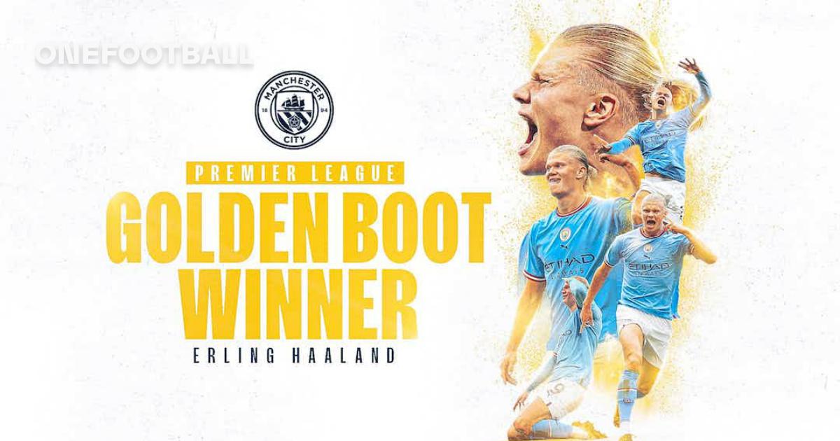 Manchester City: Haaland vence o prêmio Chuteira de Ouro 22/23 - GP1