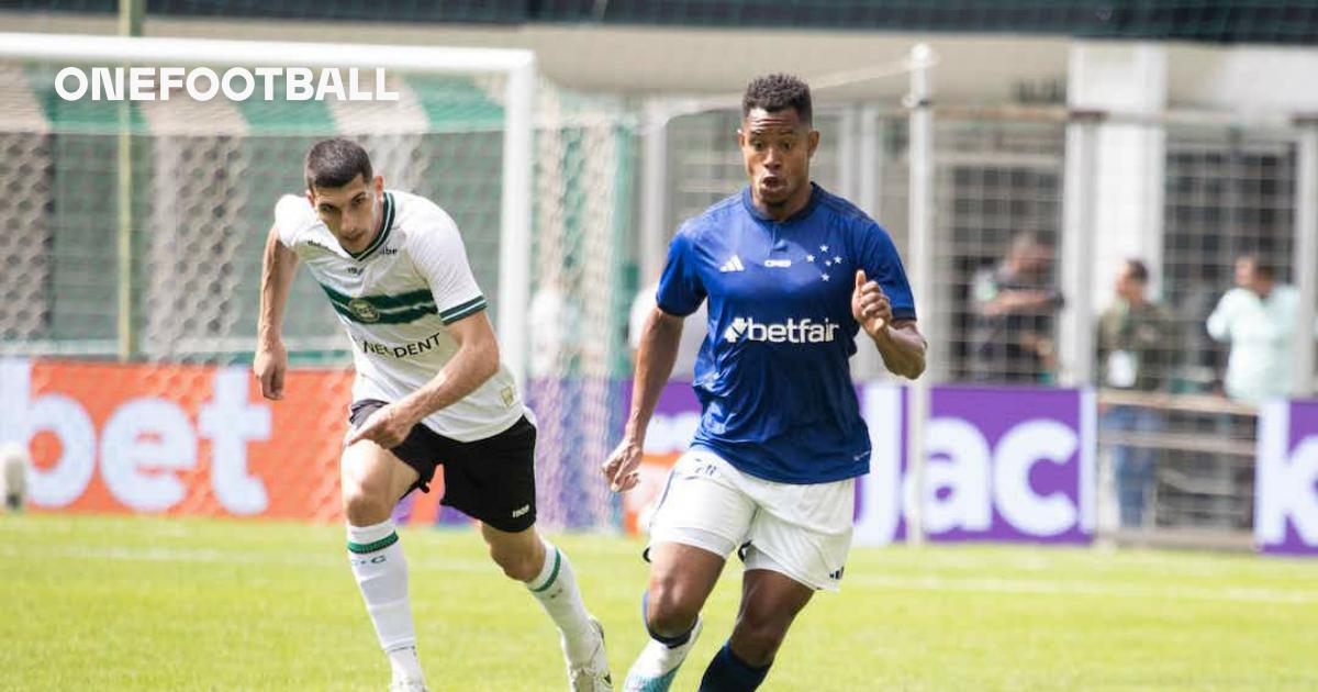 Cruzeiro e Coritiba alternam oportunidades, mas empatam sem gols