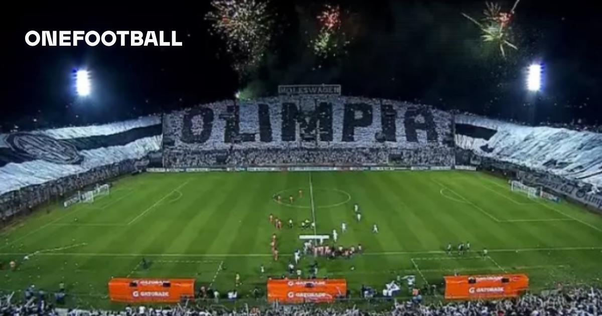 Mosaico e fogos: torcida do Olimpia prepara festa para jogo contra