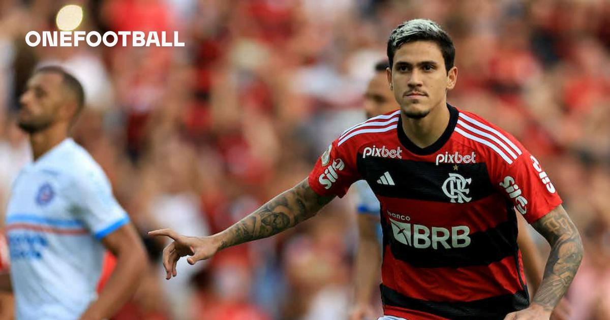 Pedro, do Flamengo, iguala temporada mais artilheira da carreira