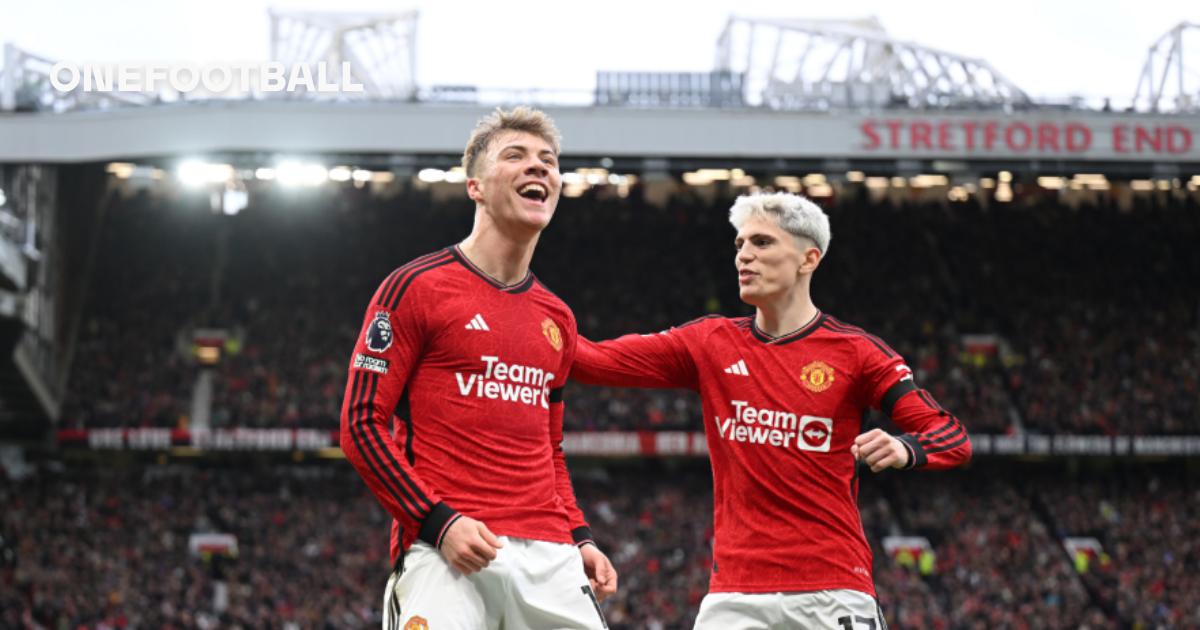 Manchester United’s New Lethal Duo Garnacho and Hojlund Lead 3-0 Victory Over West Ham United