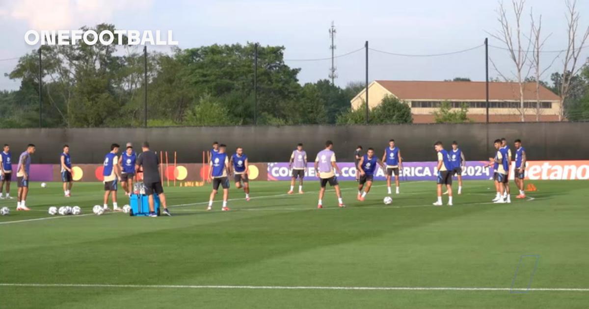 Messi and Argentina train ahead of Copa America semifinal OneFootball