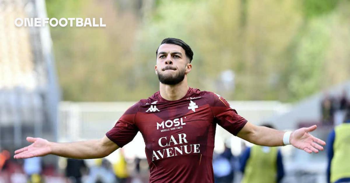 FC Metz : le premier maillot de Georges Mikautadze en Ligue 1 aux enchères  ! - Socios FC Metz