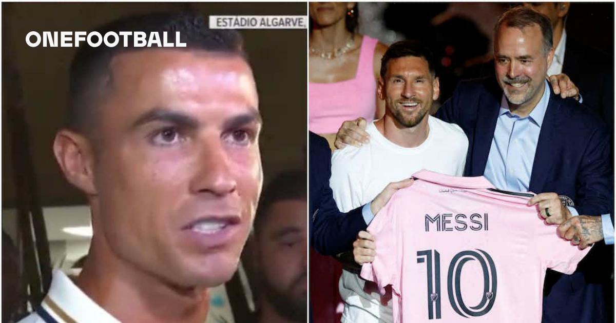 Cristiano Ronaldo dismisses joining MLS after Lionel Messi's intro