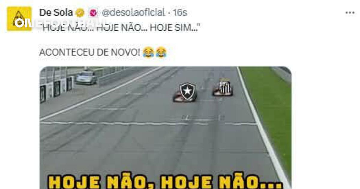 Hoje não, hoje não, hoje sim… os memes do empate do Botafogo com o Santos