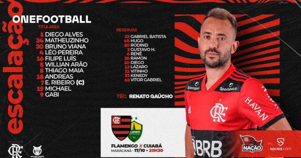 SAIU! Confira a escalação do Flamengo para encarar o Bragantino - Coluna do  Fla