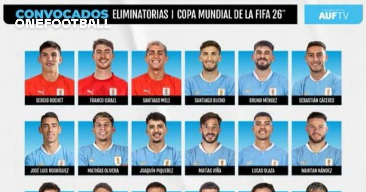 Eliminatorias Qatar 2022: Uruguay presentó lista de convocados