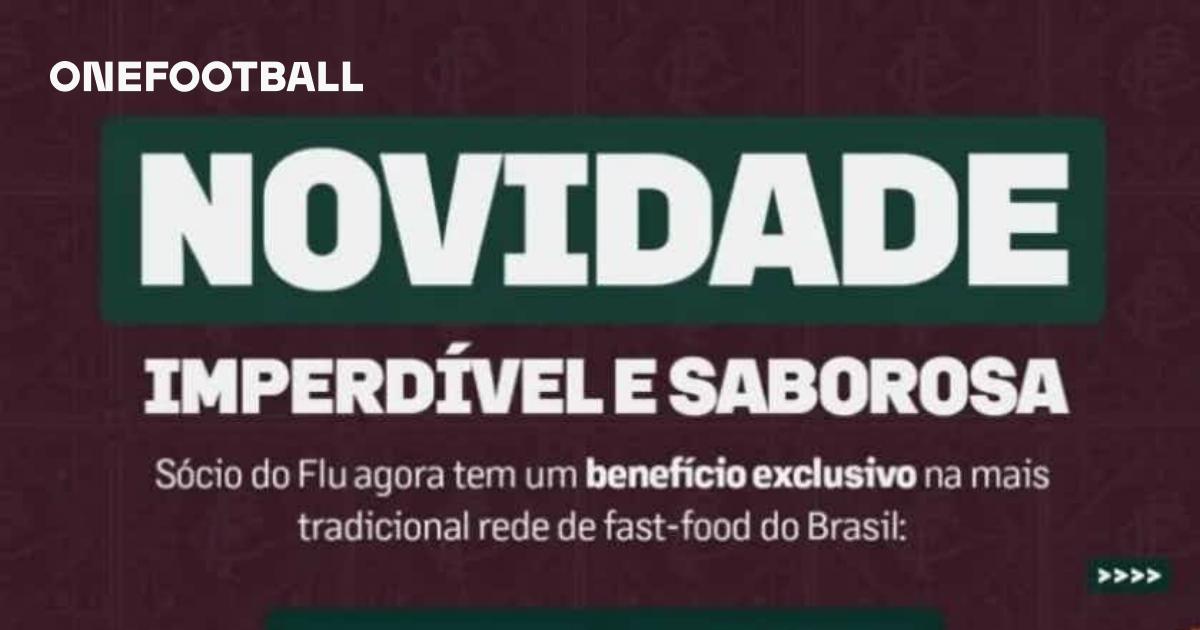 Fluminense fecha parceria com Bob's e passa a oferecer benefício