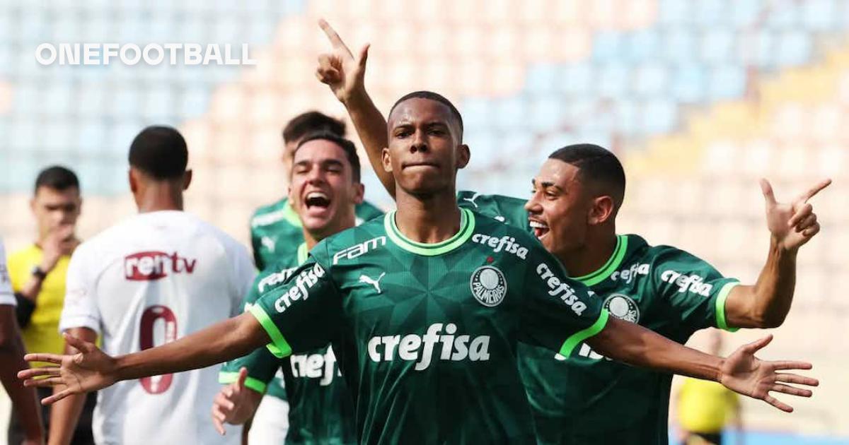 Palmeiras: Estêvão é eleito melhor jogador em campo pelo segundo