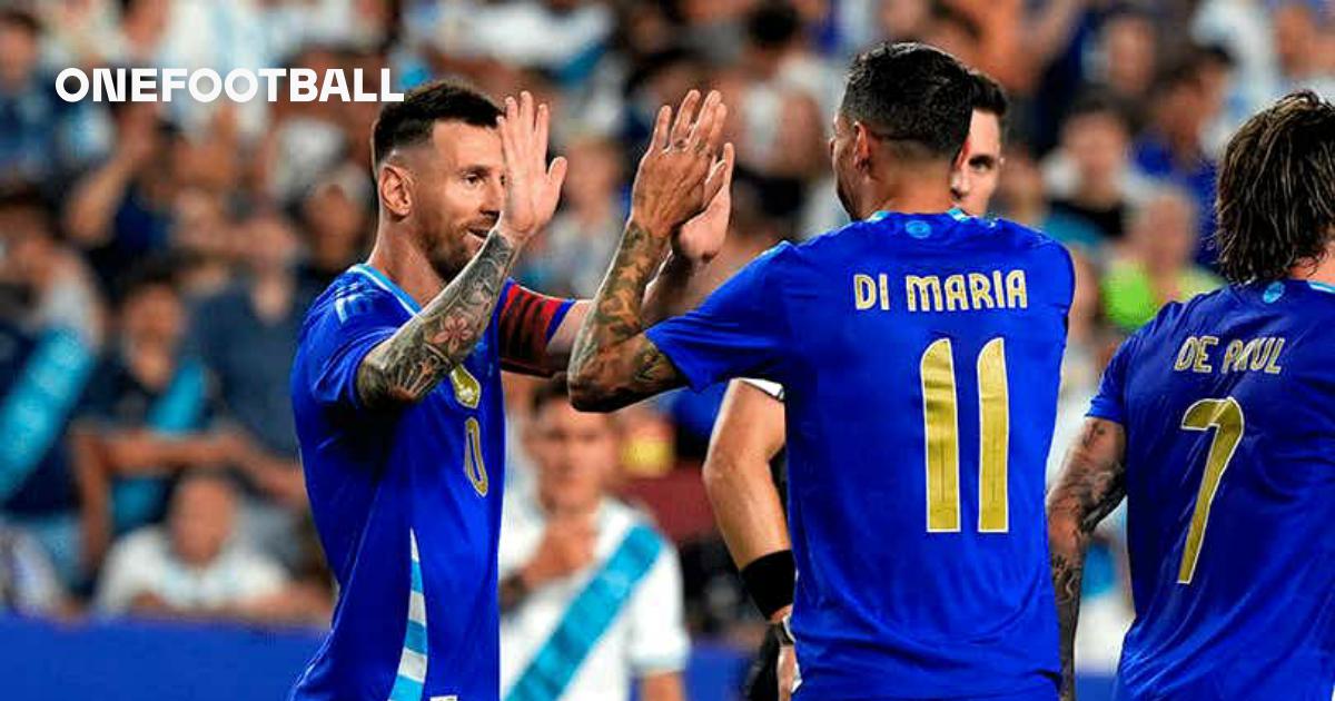 Argentina golea a Guatemala previo a su debut en Copa América