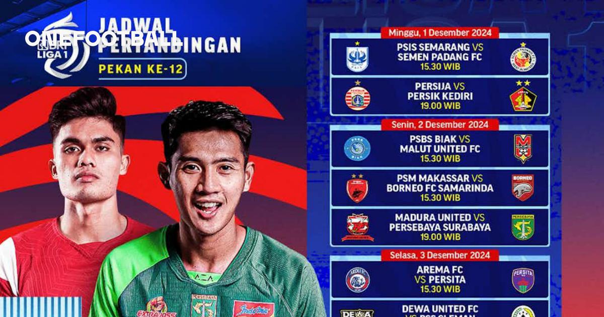 Jadwal Siaran Langsung Pertandingan Bri Liga Matchweek Di Vidio Onefootball