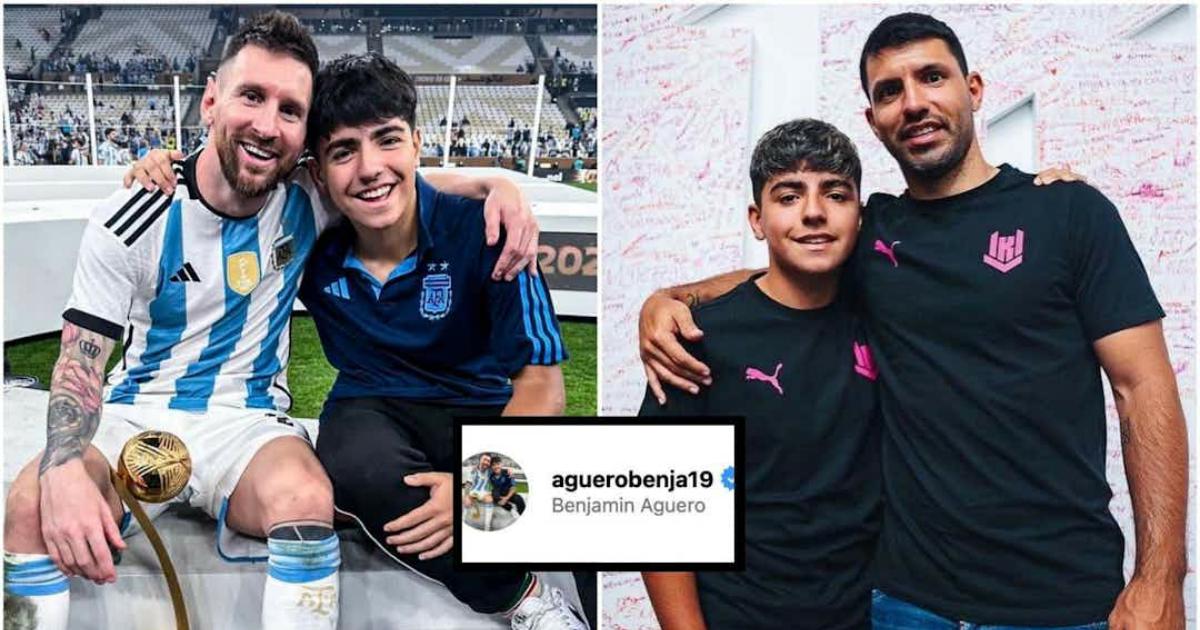 benjamin aguero maradona messi