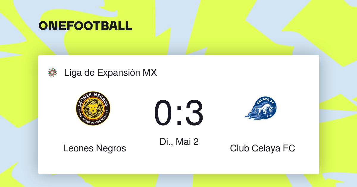 Leones Negros vs Club Celaya FC | Liga de Expansión MX | “Ergebnisse”