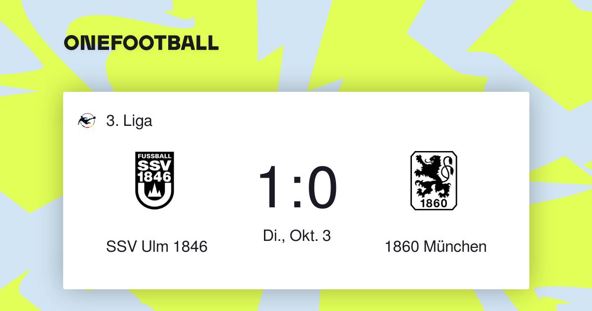 SSV Ulm 1846 vs TSV 1860 Munich» Predictions, Odds, Live Score & Stats