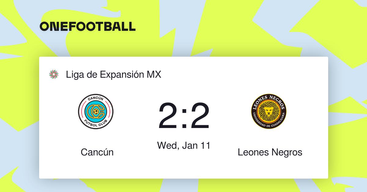 Cancún vs Leones Negros | Liga de Expansión MX | “Results”