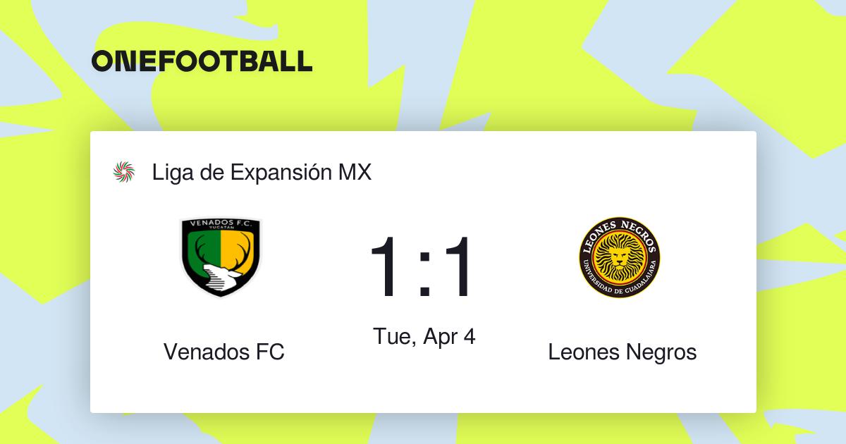 Venados FC vs Leones Negros | Liga de Expansión MX | “Results”