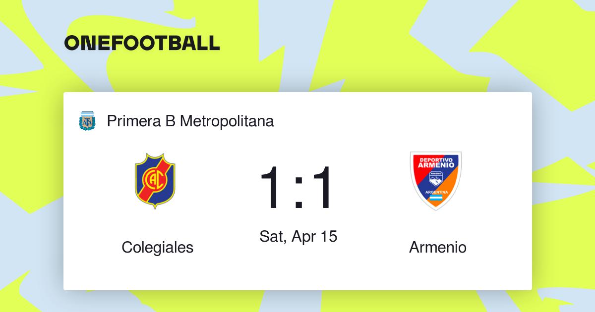 Deportivo Armenio II score today - Deportivo Armenio II latest