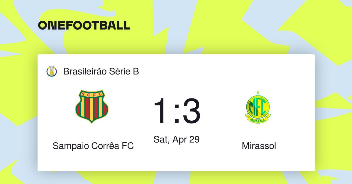 Mirassol x Sampaio Corrêa, Campeonato Brasileiro Série B