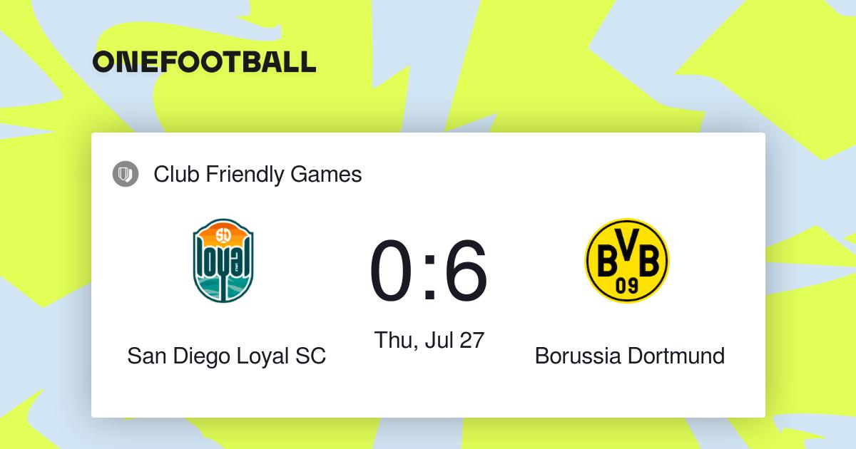 San Diego Loyal SC vs. Borussia Dortmund