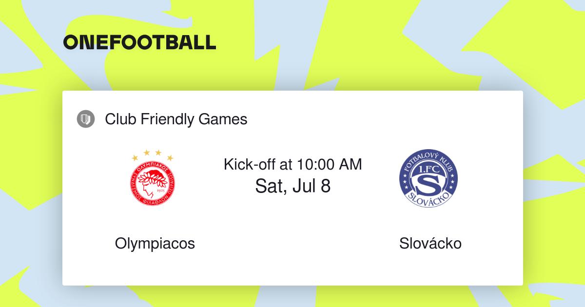Olympiacos vs Slovácko, Club Friendly Games