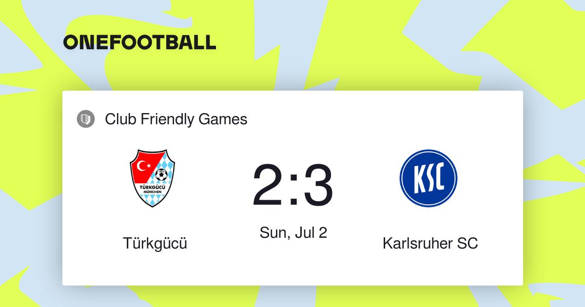 Türkgücü vs Karlsruher SC, Club Friendly Games